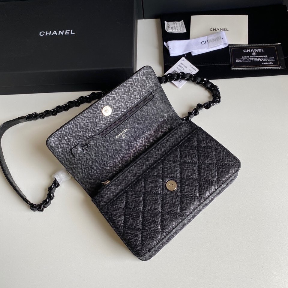 Chanel 小香新款链子钱包