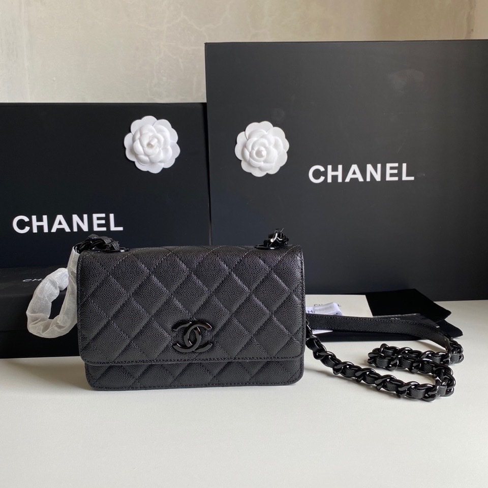Chanel 小香新款链子钱包
