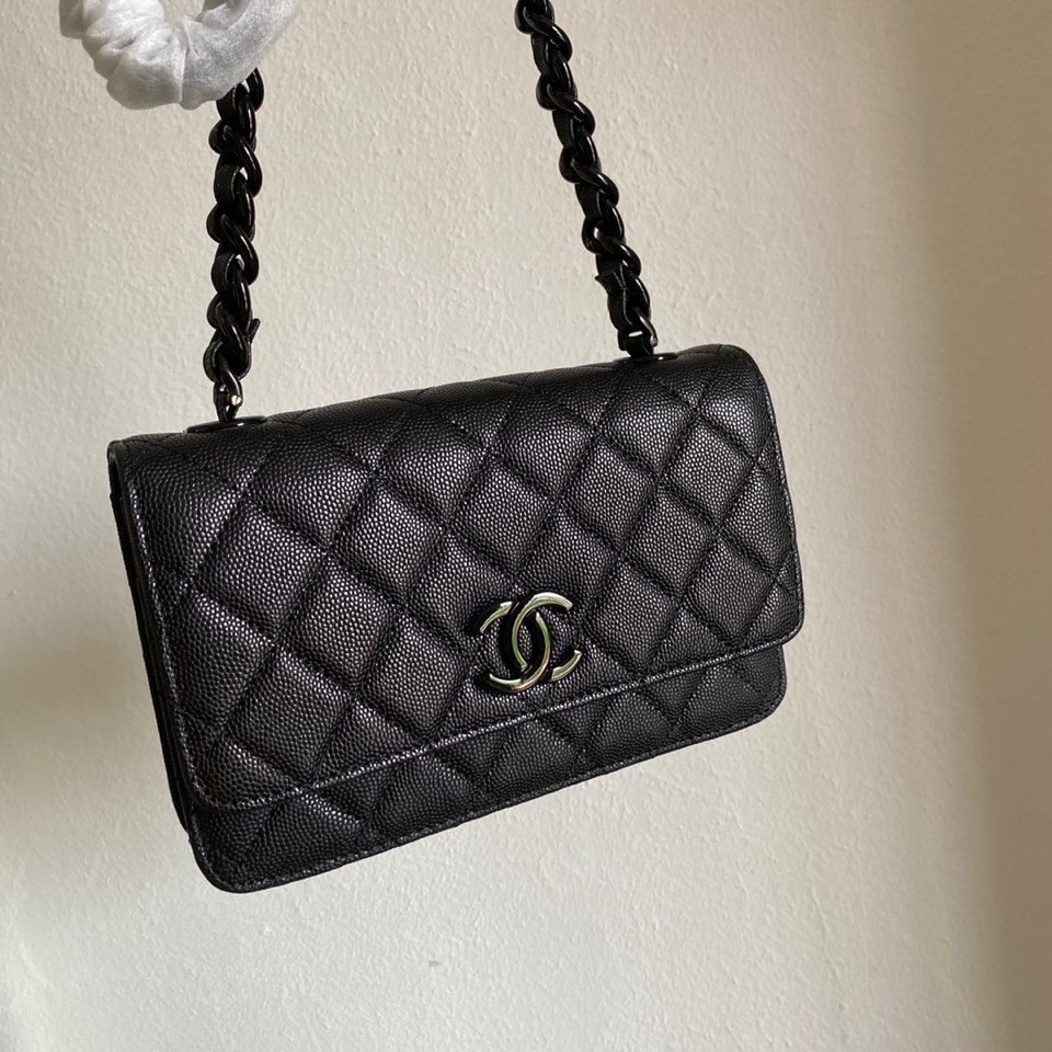 Chanel 小香新款链子钱包