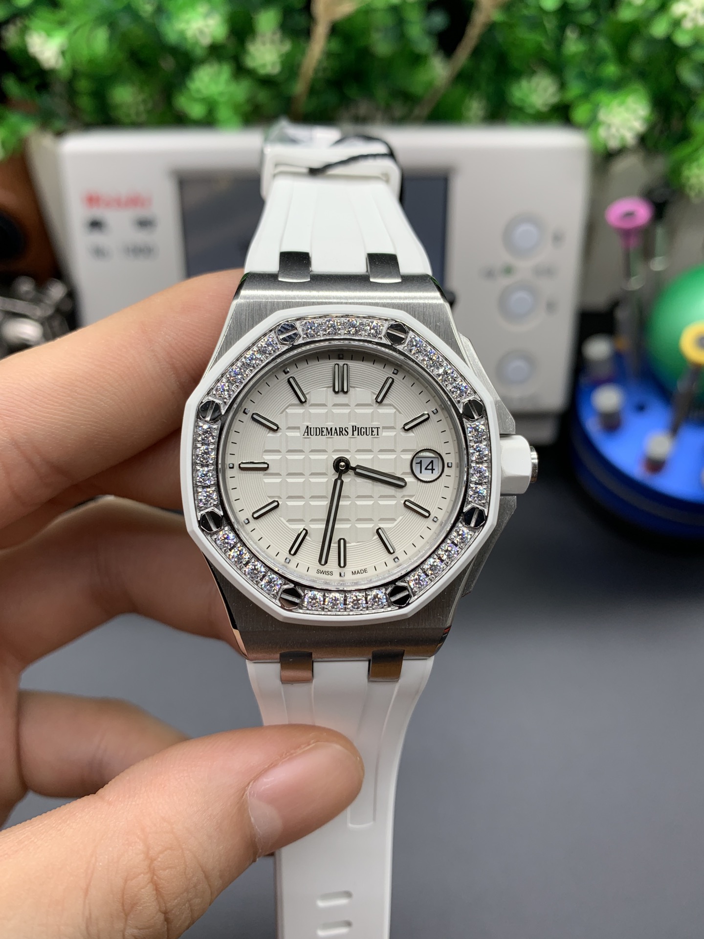 Audemars Piguet Ap factory一款专属女生的爱彼，牛奶白