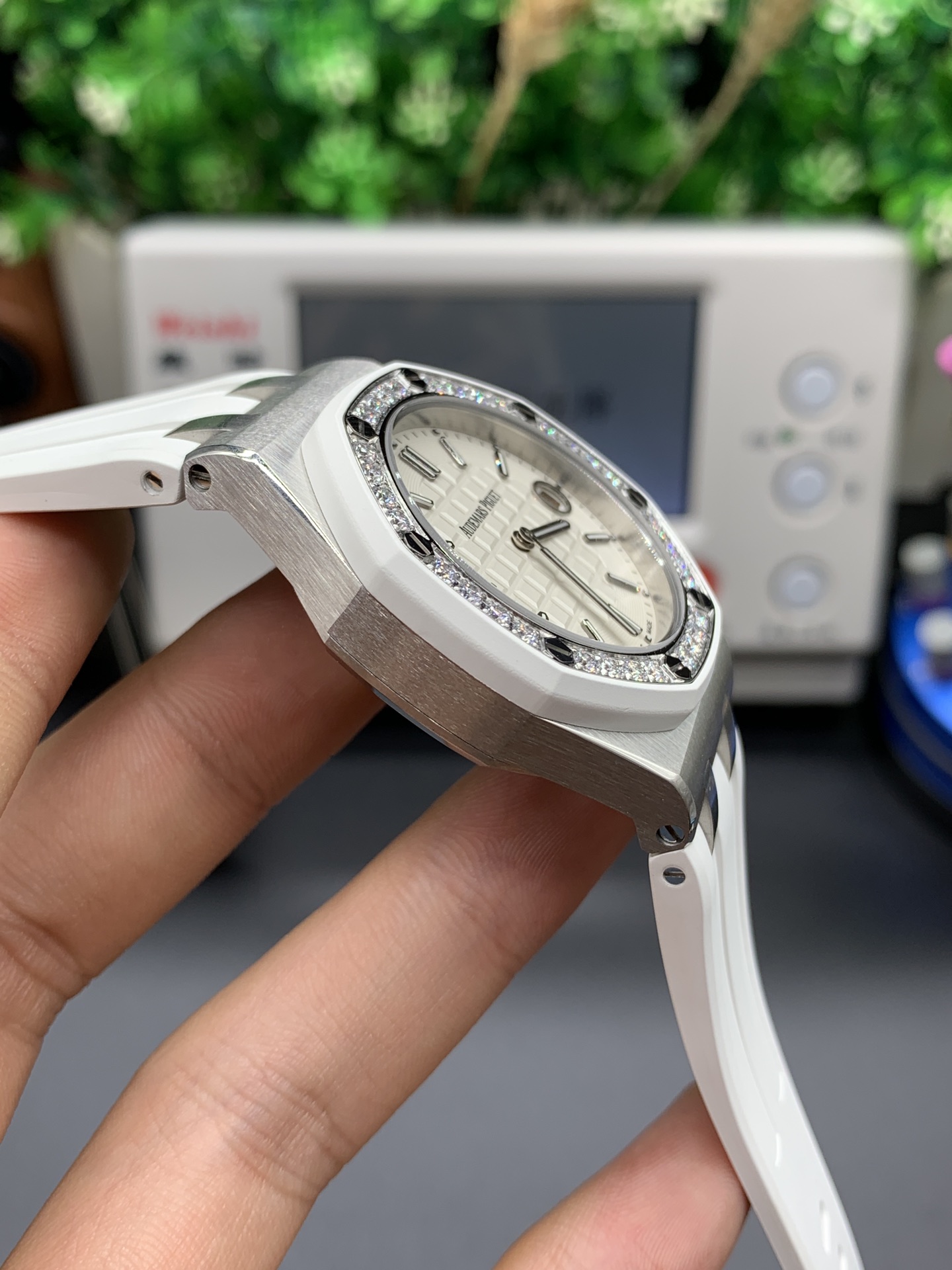Audemars Piguet Ap factory一款专属女生的爱彼，牛奶白