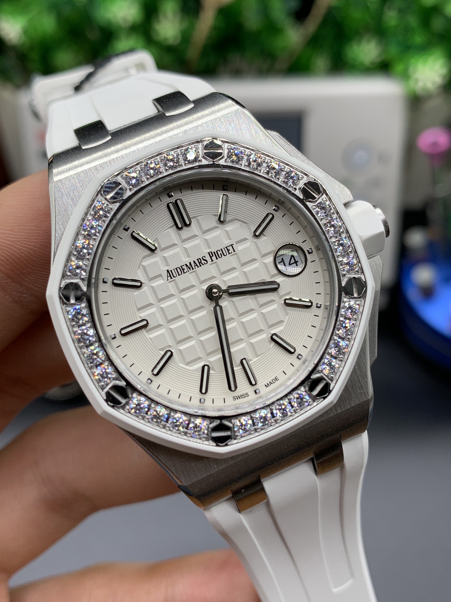 Audemars Piguet Ap factory一款专属女生的爱彼，牛奶白