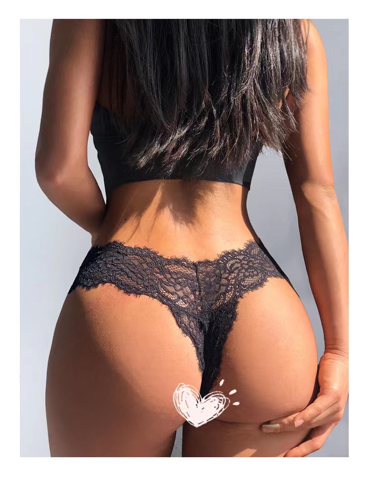 Elegant Lace Thong Panties - Sexy and Comfortable Women's Lingerie