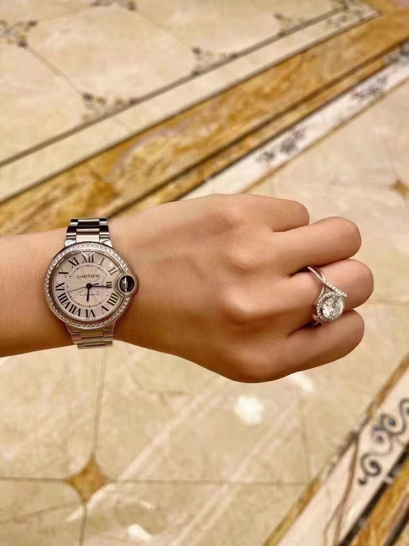 Cartier ⌚ 蓝气球33机械