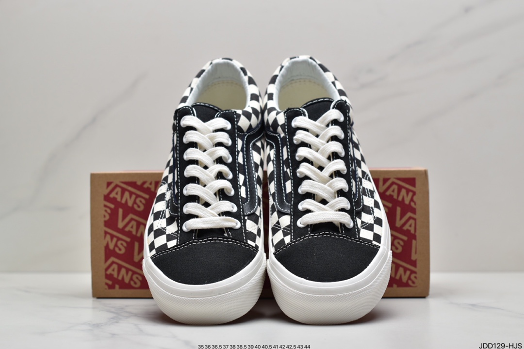 120 万斯Vans Style 36 小头拼接低帮情侣休闲板鞋帆布鞋