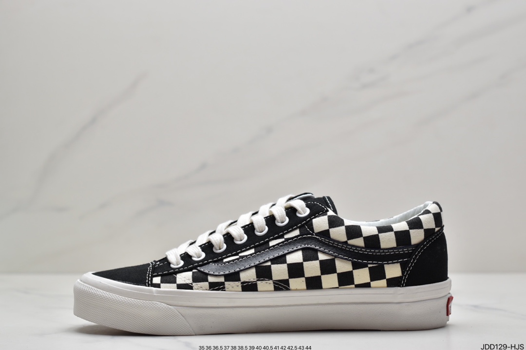 120 万斯Vans Style 36 小头拼接低帮情侣休闲板鞋帆布鞋