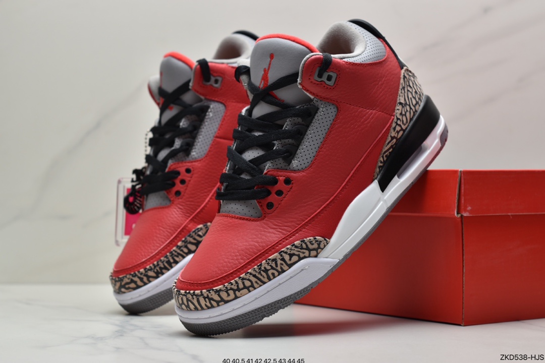 270  Air Jordan 3 乔丹3代”红水泥”  CK5692-600