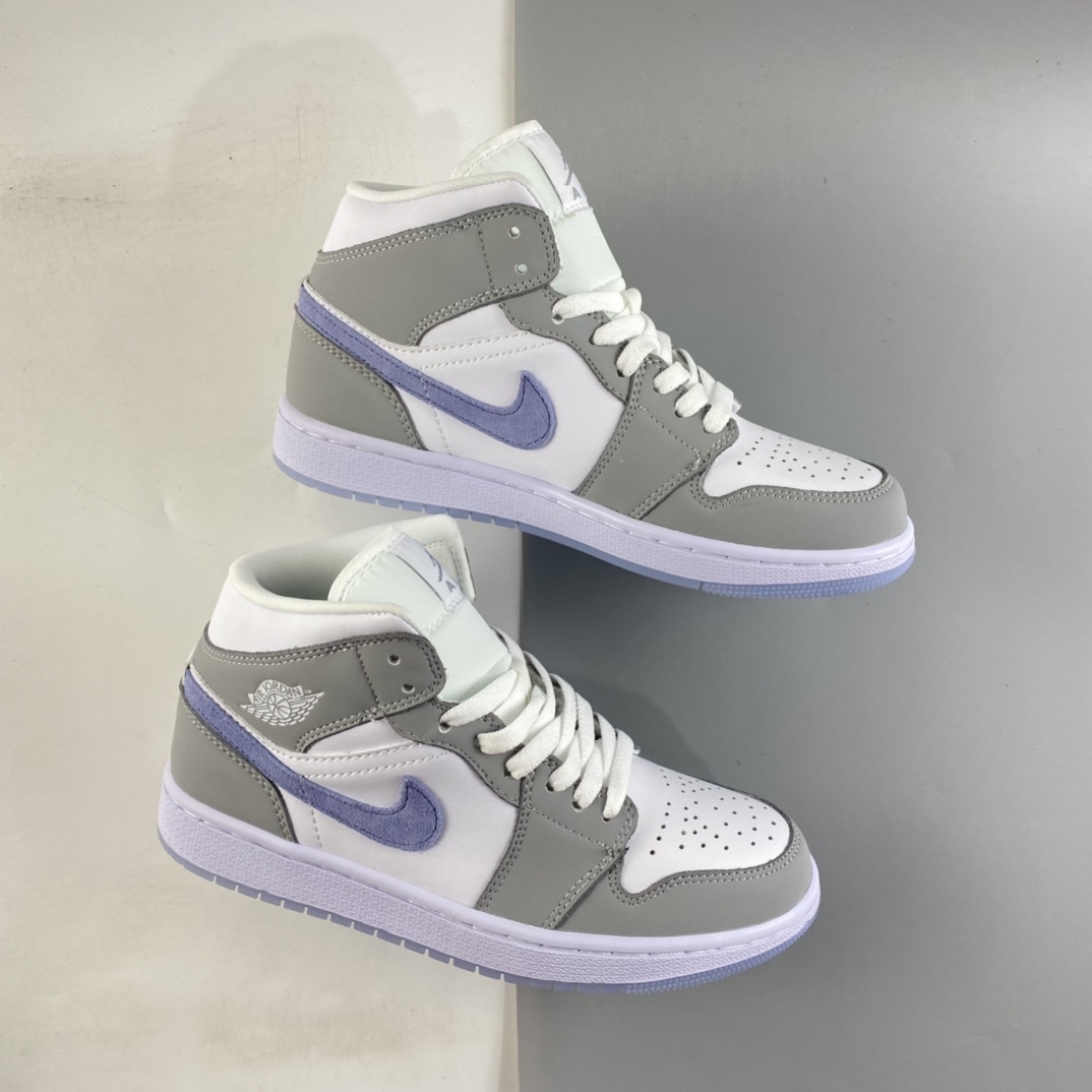 P240   Air Jordan 1 Mid AJ1 乔1 中帮百搭休闲运动板鞋 BQ6472-105