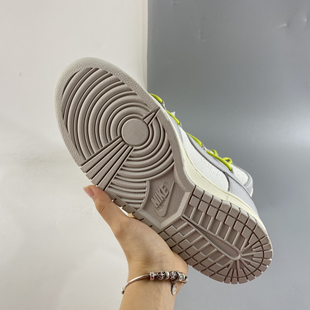 P380  Off-White x Nike SB Dunk Low”The 50”板鞋 DM1602-106