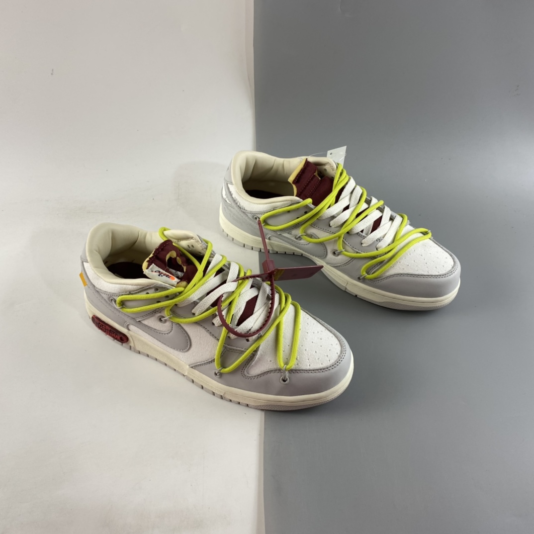 P380  Off-White x Nike SB Dunk Low”The 50”板鞋 DM1602-106