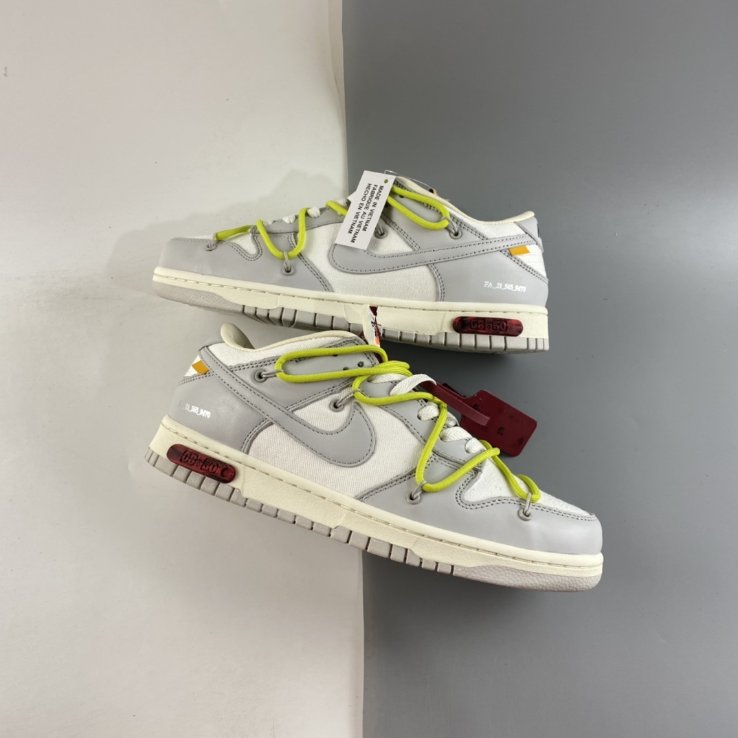 P380  Off-White x Nike SB Dunk Low”The 50”板鞋 DM1602-106