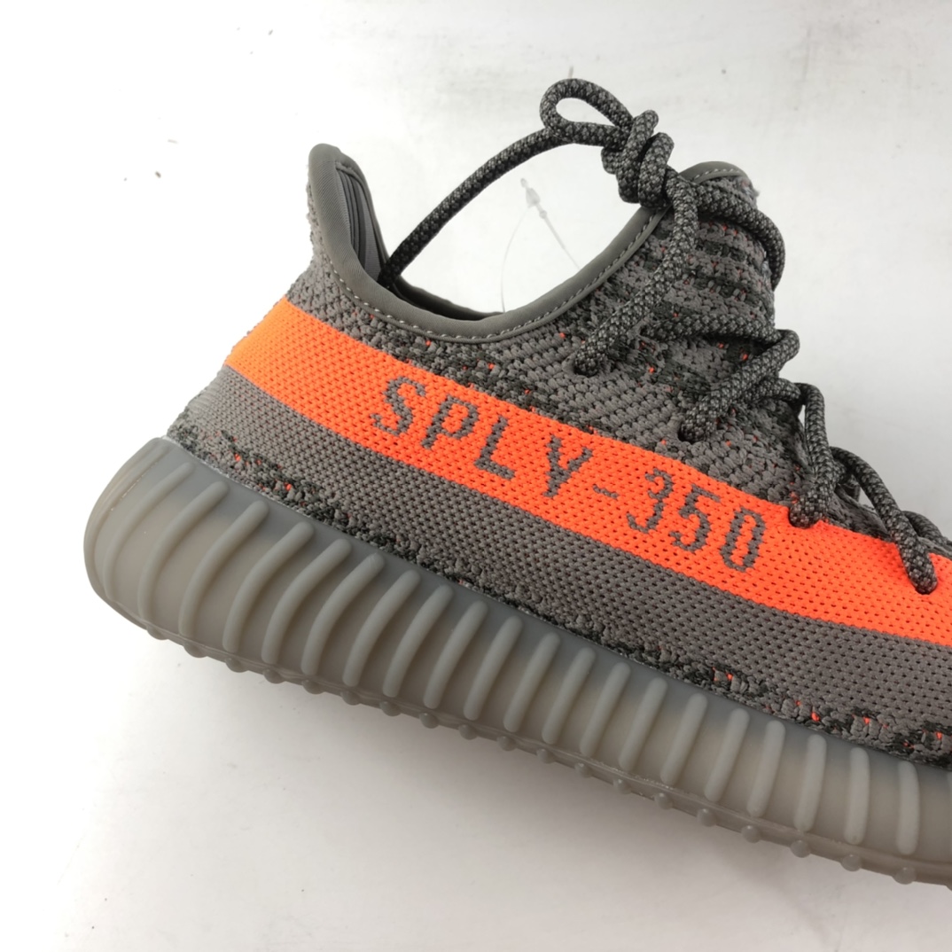 P200 联乘侃爷Kanye West x Ad Yeezy Boost 350 V2”Beluga/Reflectiv”百搭轻便爆米花中底休闲运动慢跑鞋“初代灰橙满天星”GW1229