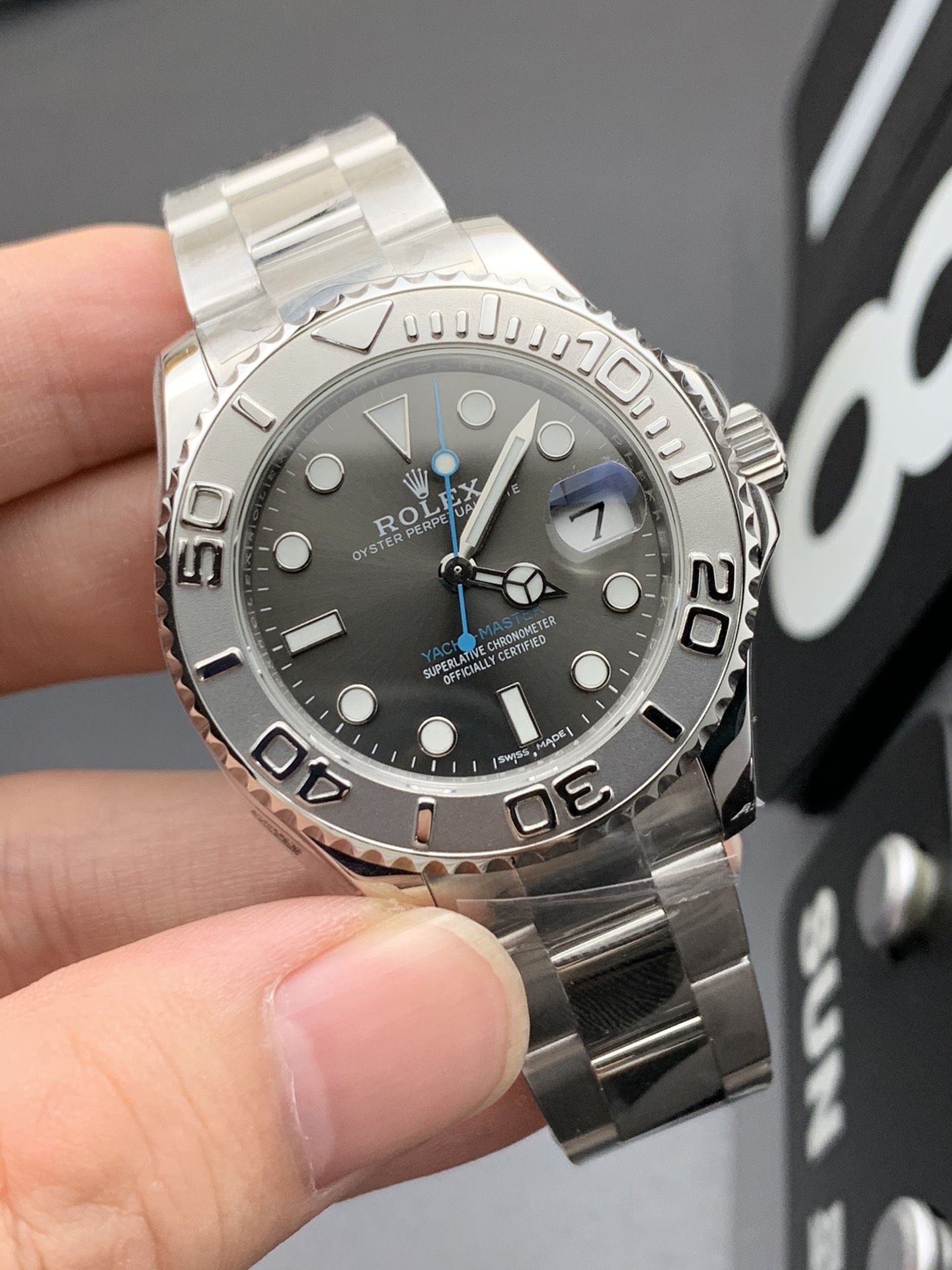 Rolex 37MM灰游艇