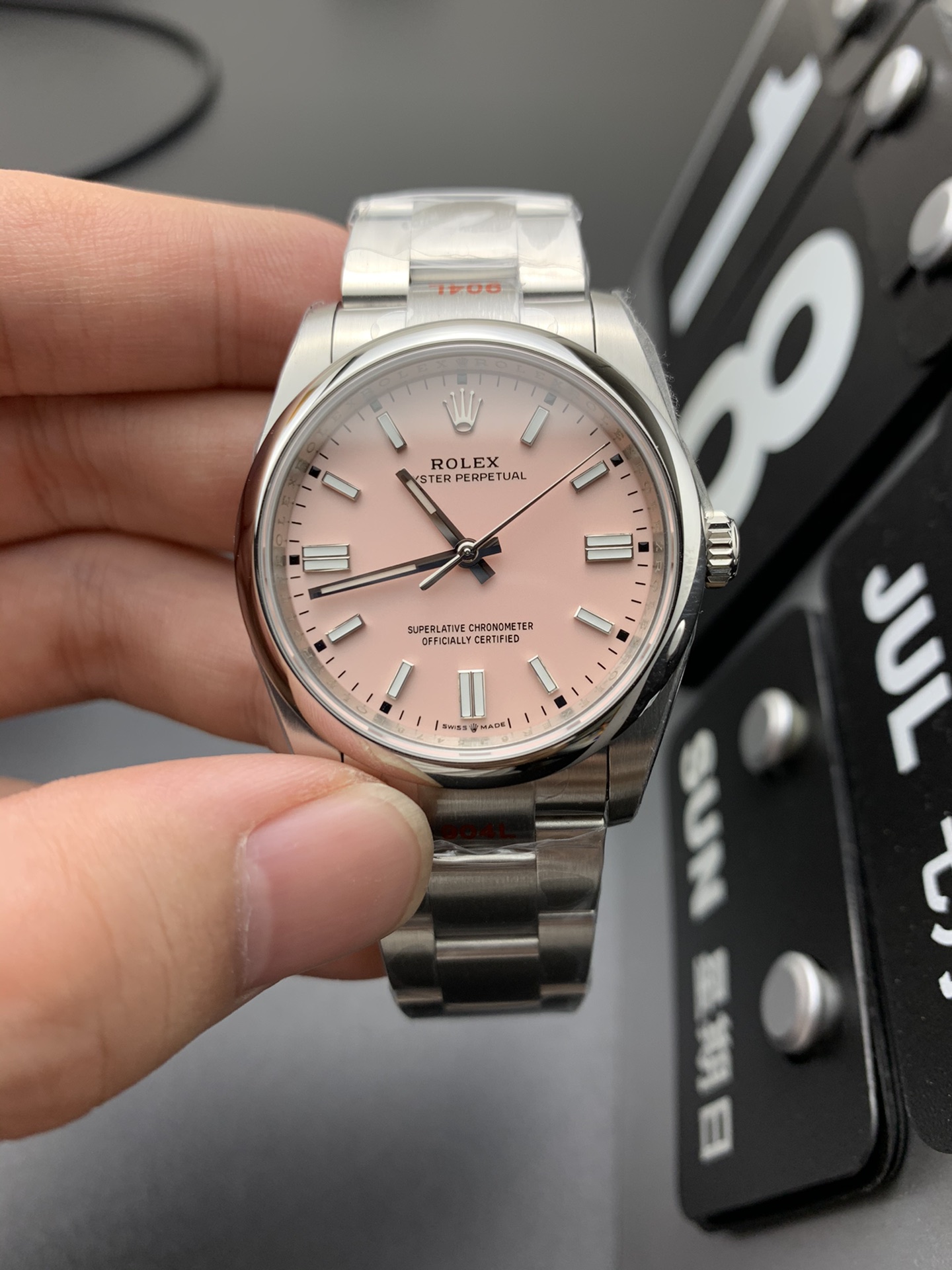 Rolex 36粉恒动