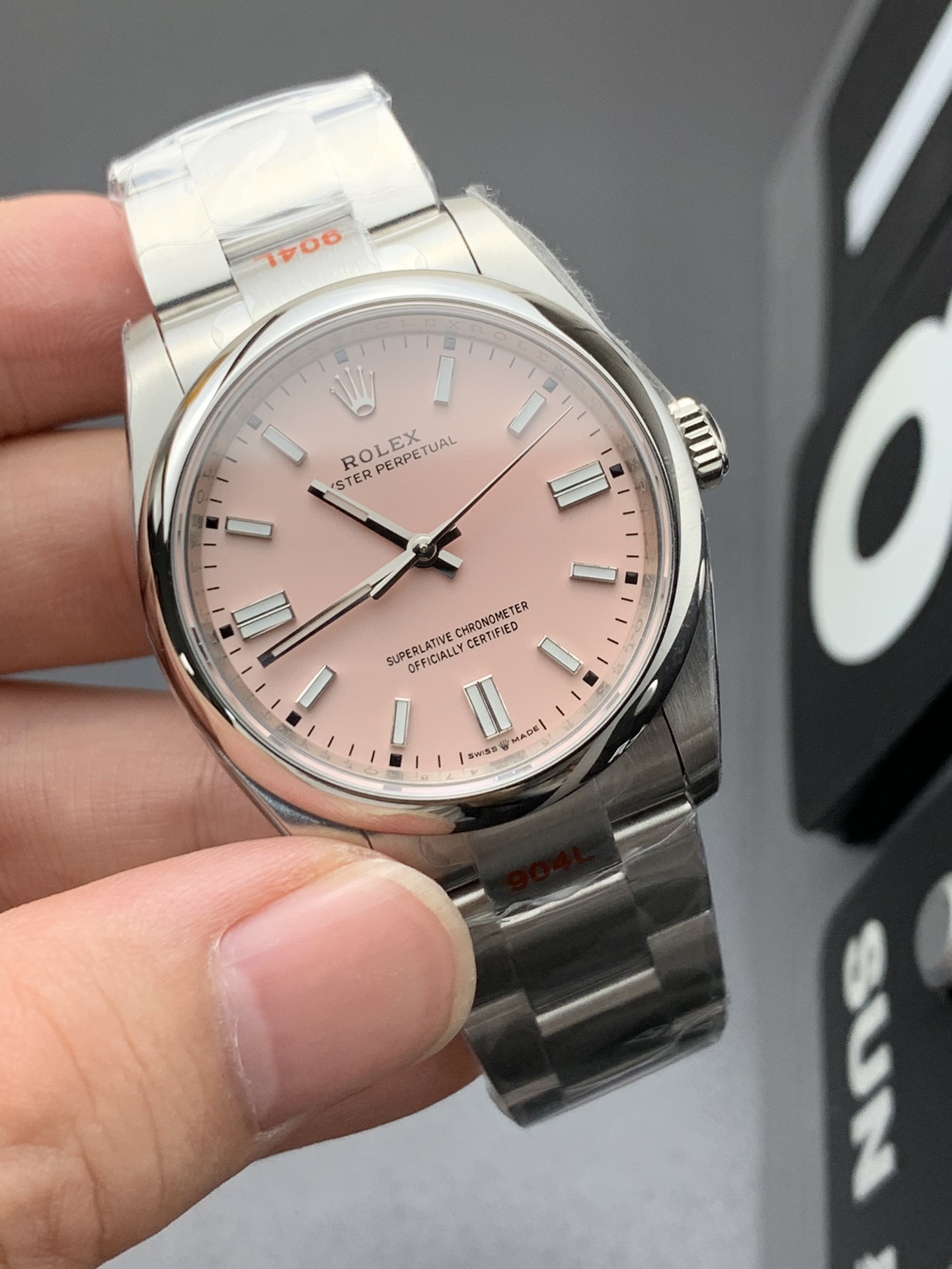 Rolex 36粉恒动