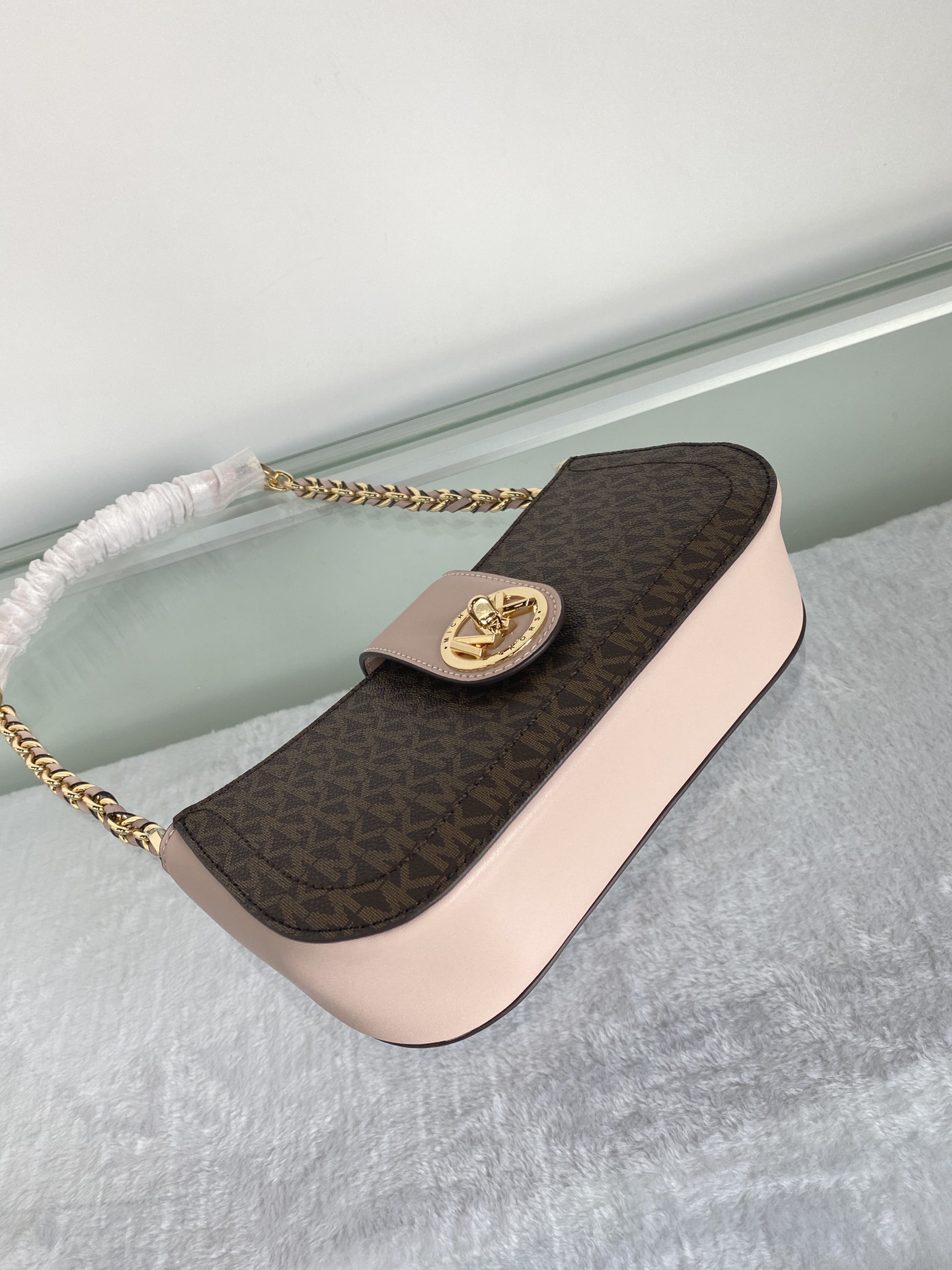 Michael Kors ～MK Carmen 超小号老花腋下包新月包迷你手提单肩包