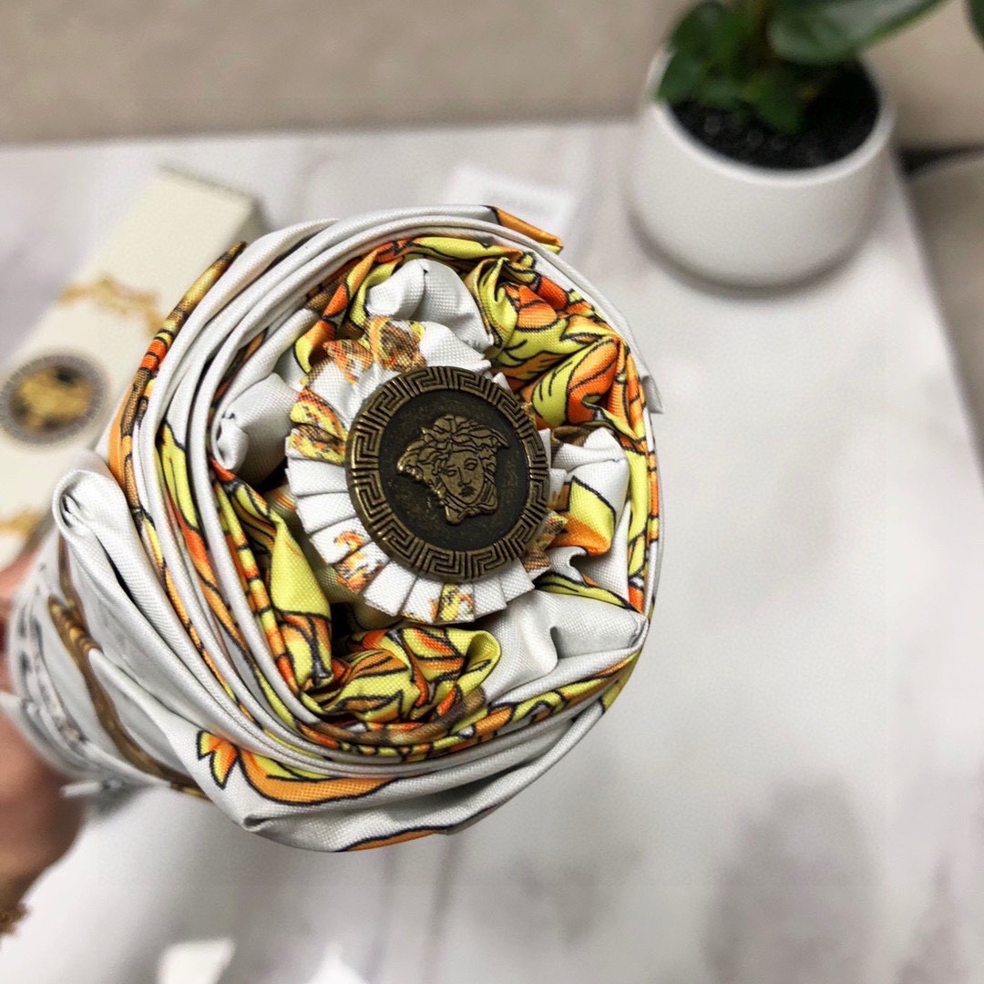 范思哲VERSACE三折自动折叠晴雨