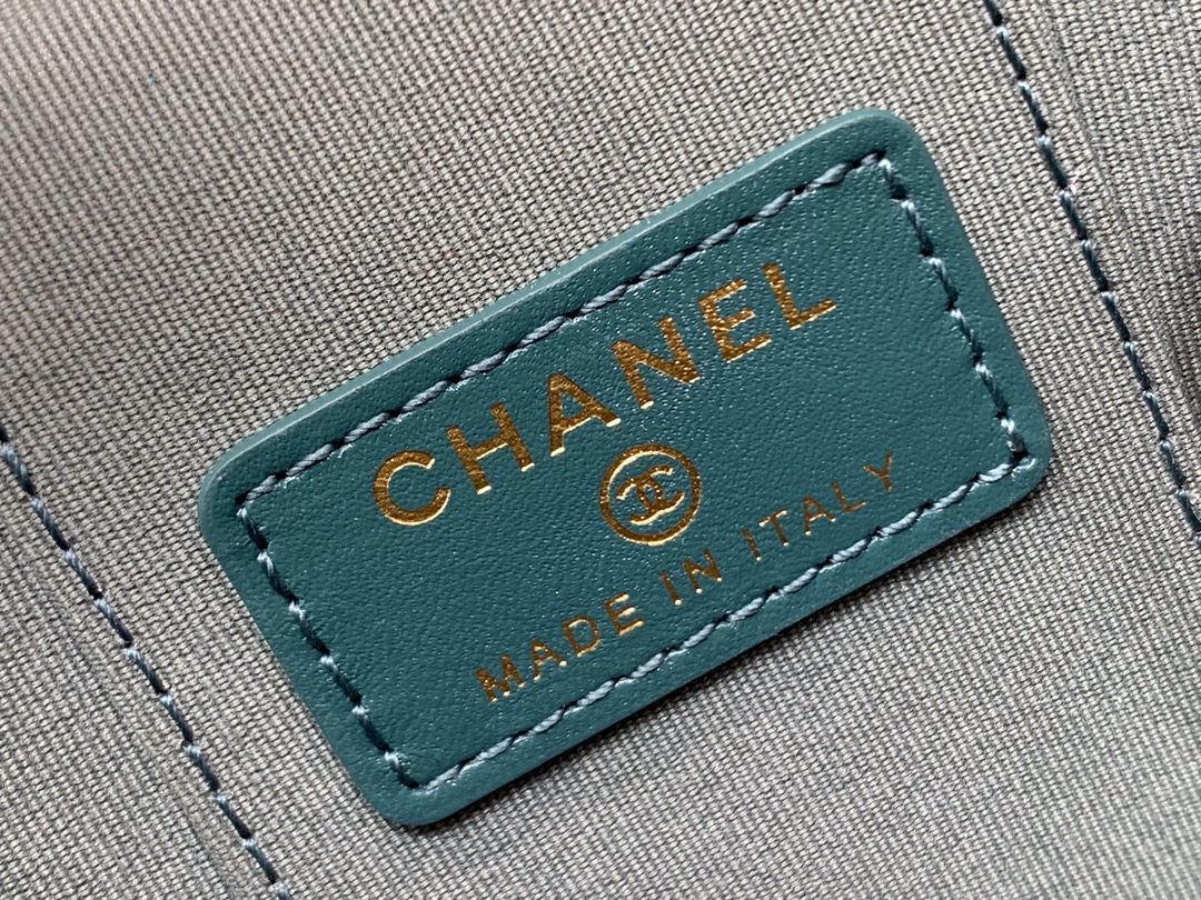Chanel 高级手工坊双金珠系列盒子斜挎包 AP2292绿色