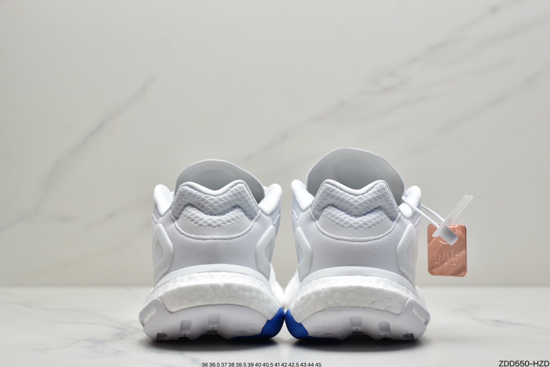 230 阿迪达斯三叶草 Originals 2020 Day Jogger Boost”Grey/Laser Reflectiv”2020版慢跑者系列高弹复古休闲运动跑鞋  FW3021