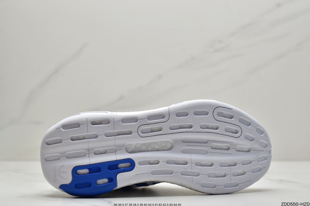 230 阿迪达斯三叶草 Originals 2020 Day Jogger Boost”Grey/Laser Reflectiv”2020版慢跑者系列高弹复古休闲运动跑鞋  FW3021