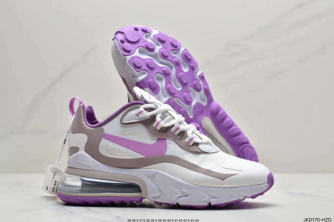 160 耐克Max 270 React Air Max 270V2 半气垫步跑鞋CZ0364-600