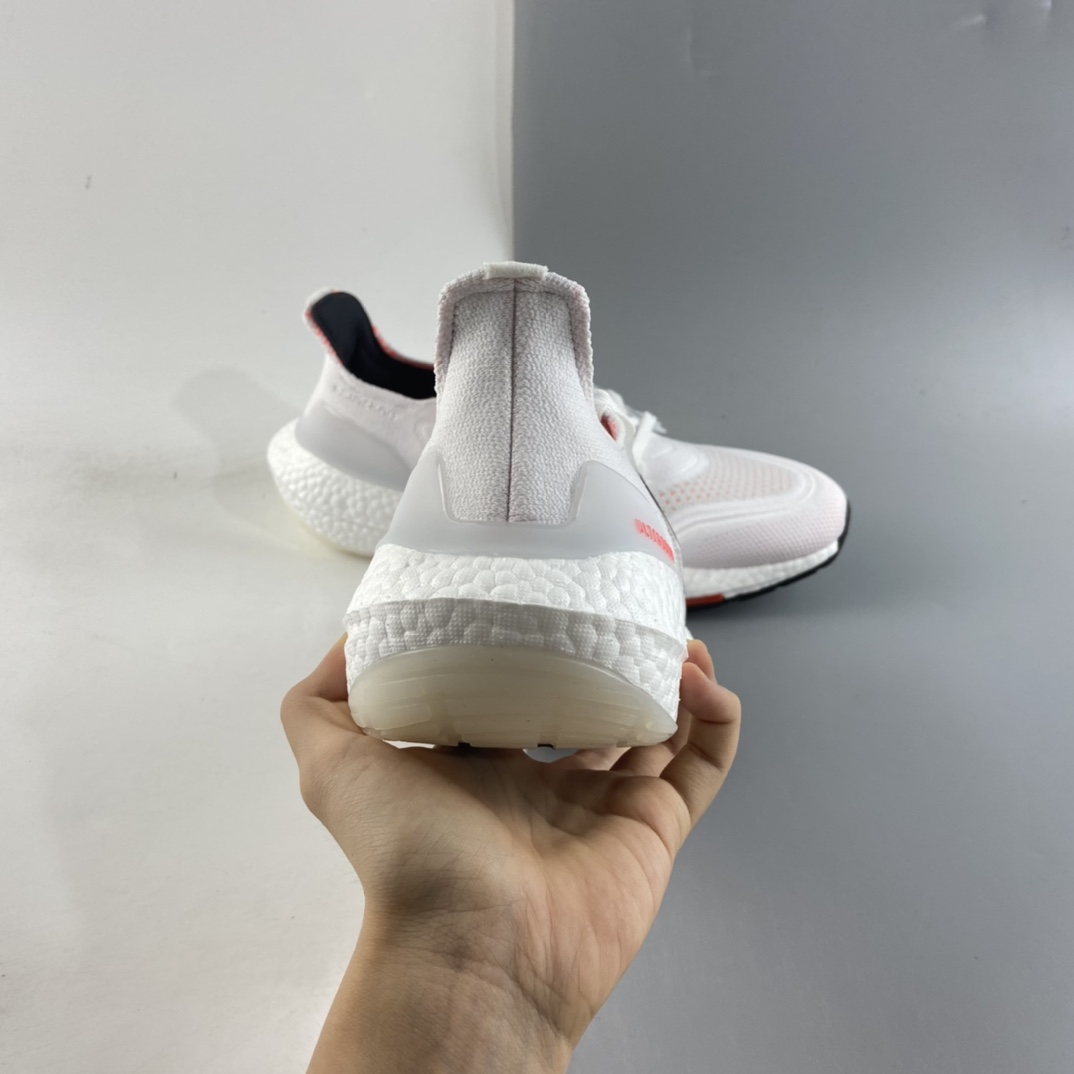 P220  AD UltraBoost 21 加厚爆米花袜套式针织鞋面休闲运动慢跑鞋 S23863