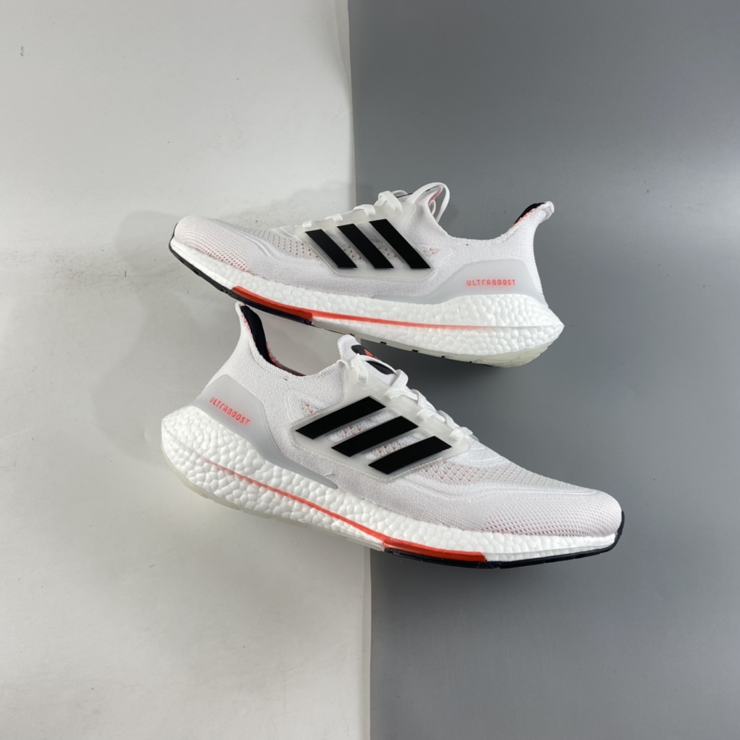 P220  AD UltraBoost 21 加厚爆米花袜套式针织鞋面休闲运动慢跑鞋 S23863