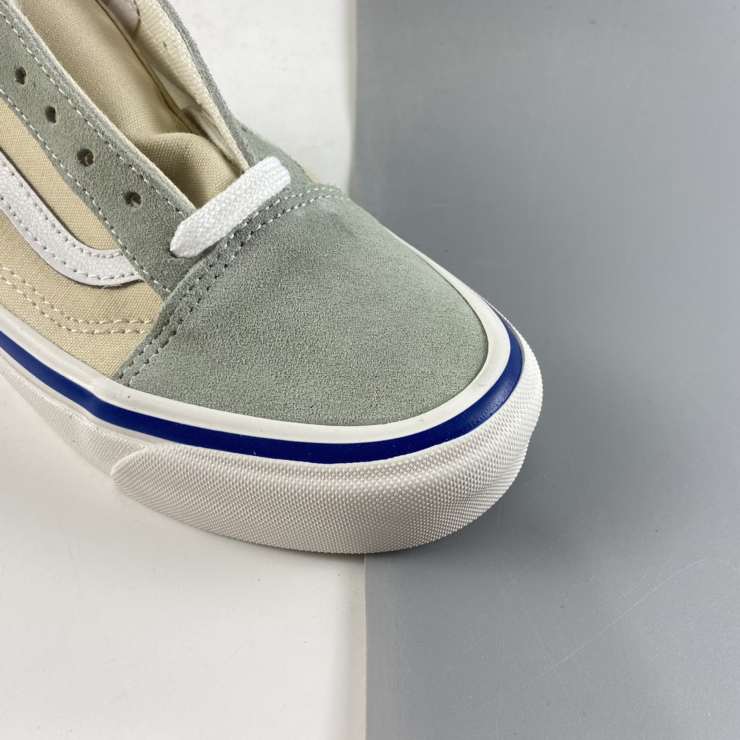 P150  VANS OLD SKOOL 范斯安纳海姆系列麂皮拼接奶油色帆布鞋 VN0A38G2XFK