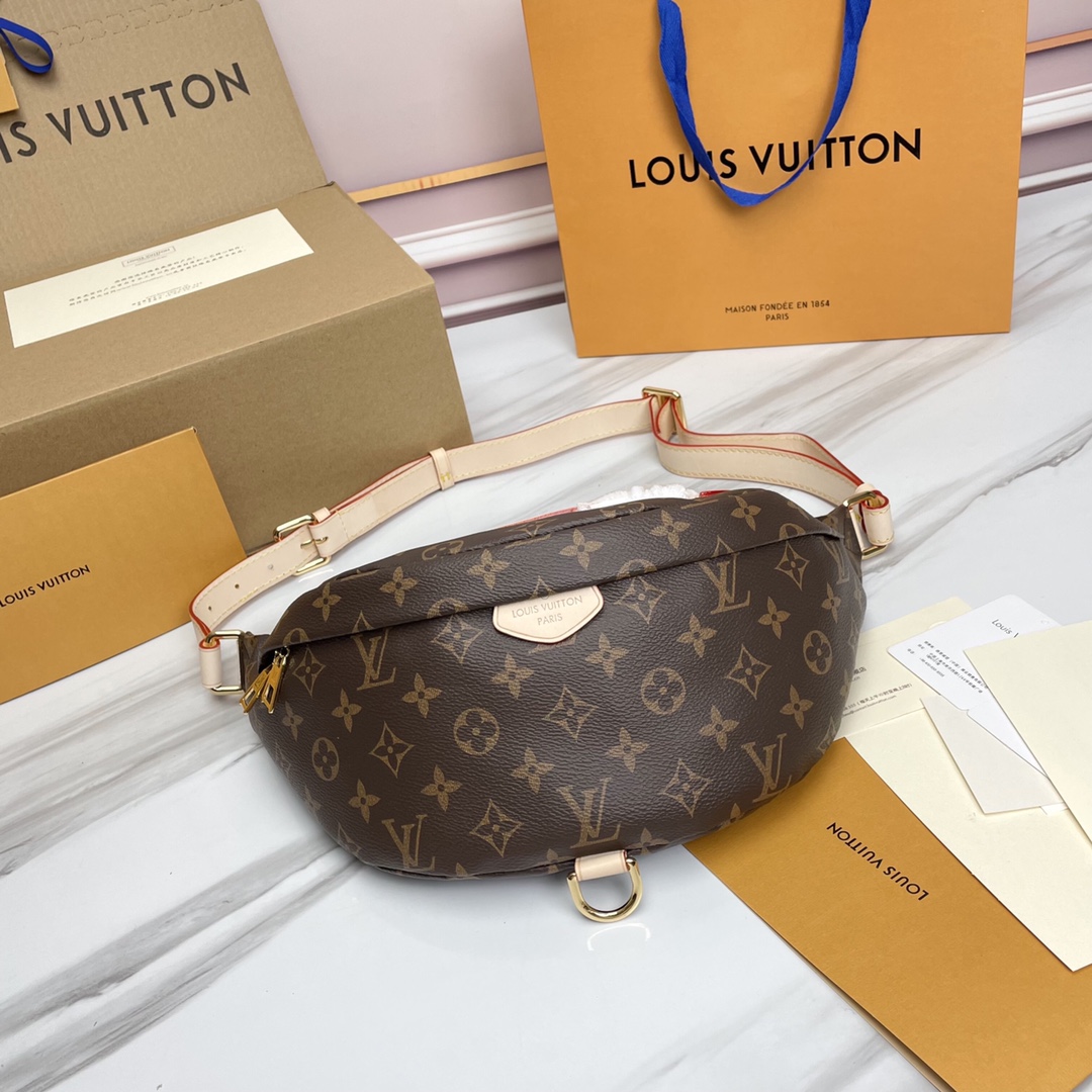 Louis Vuitton LV Bumbag Belt Bags & Fanny Packs 2023 AAA Replica Customize
 Gold Monogram Canvas Cotton Cowhide Fashion Casual M43644