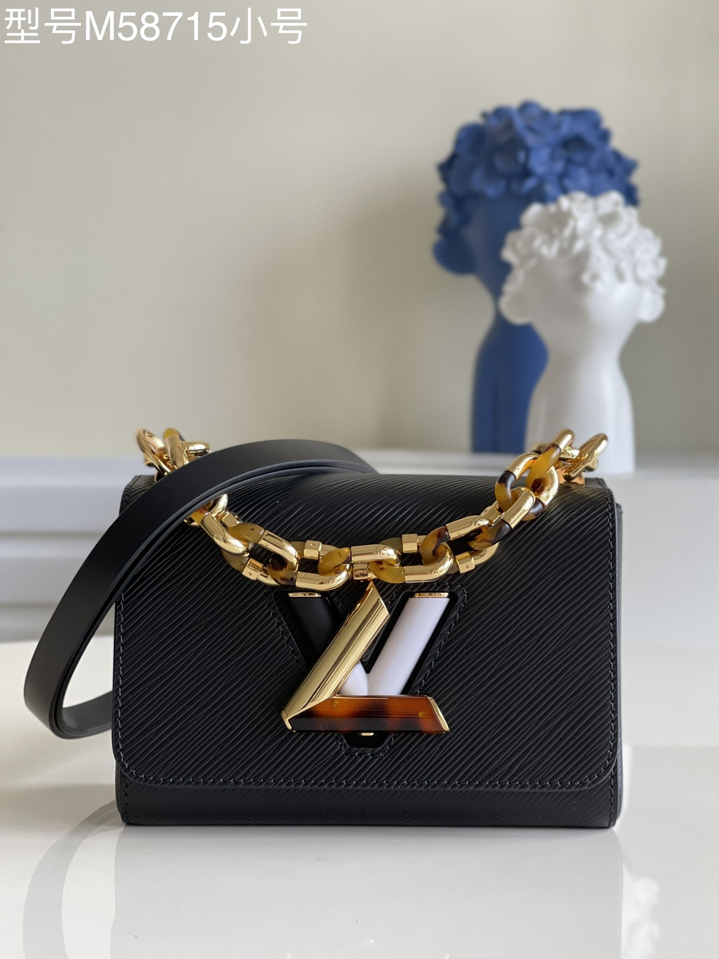 Louis Vuitton Bags Handbags Black Epi LV Twist Chains M58715
