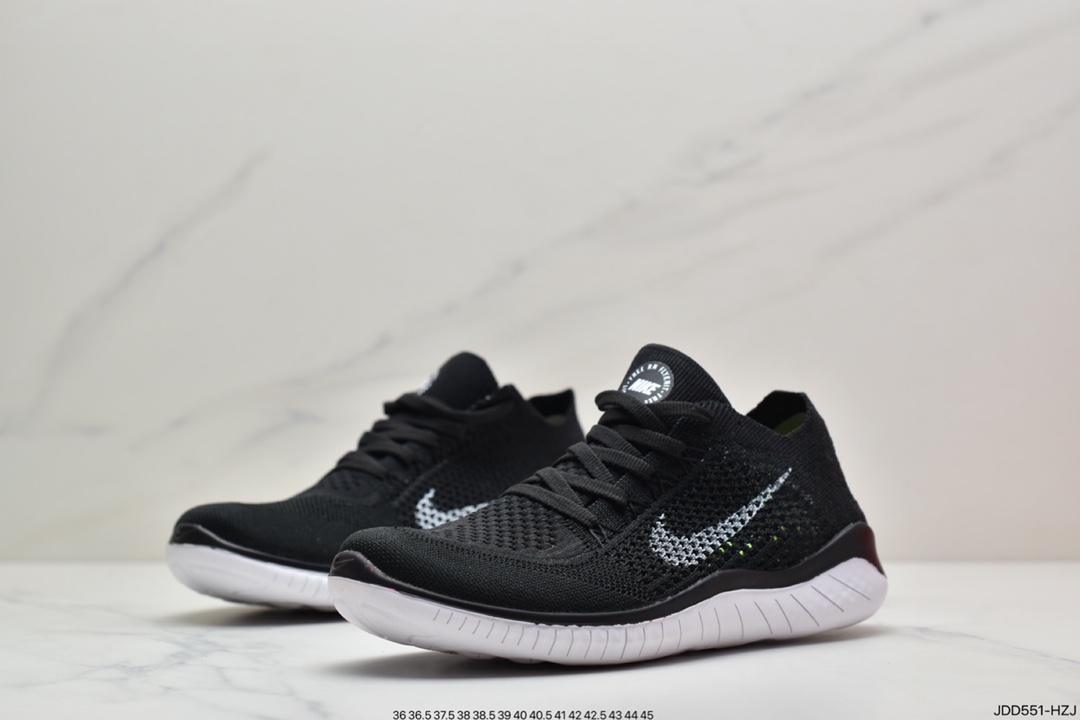 120 耐克Nike Free RN Flyknit 2018 赤足5.0二代轻跑鞋 942839