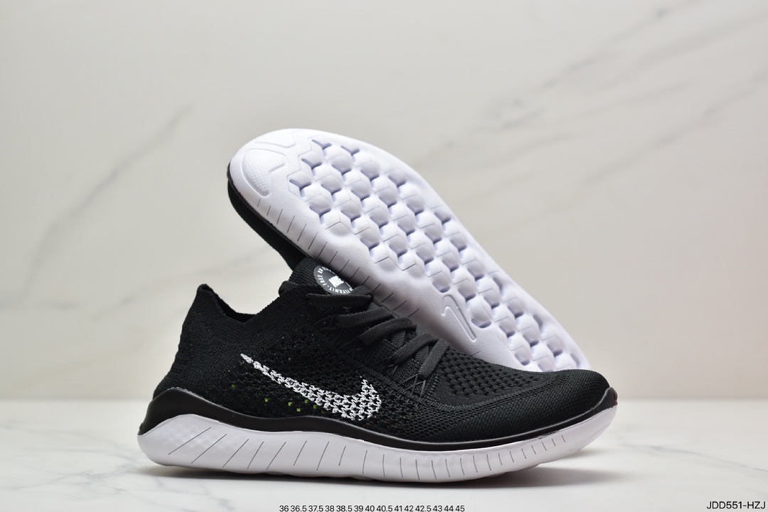 120 耐克Nike Free RN Flyknit 2018 赤足5.0二代轻跑鞋 942839