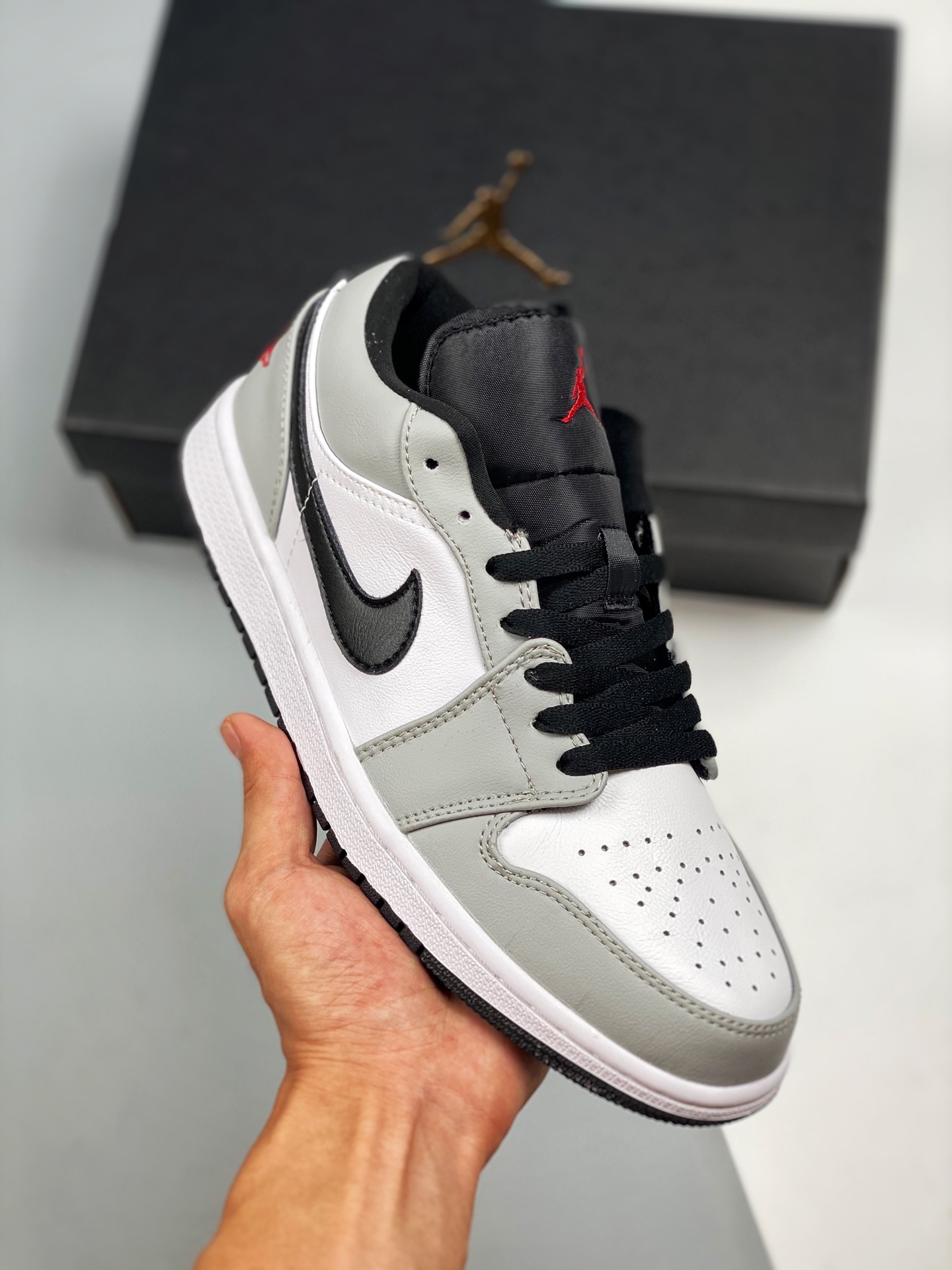 Precio especial de bienvenida👋👋 Air Jordan 1 Low gris humo pequeño Dior AJ1 Jordan 1 low top casual zapatillas color …