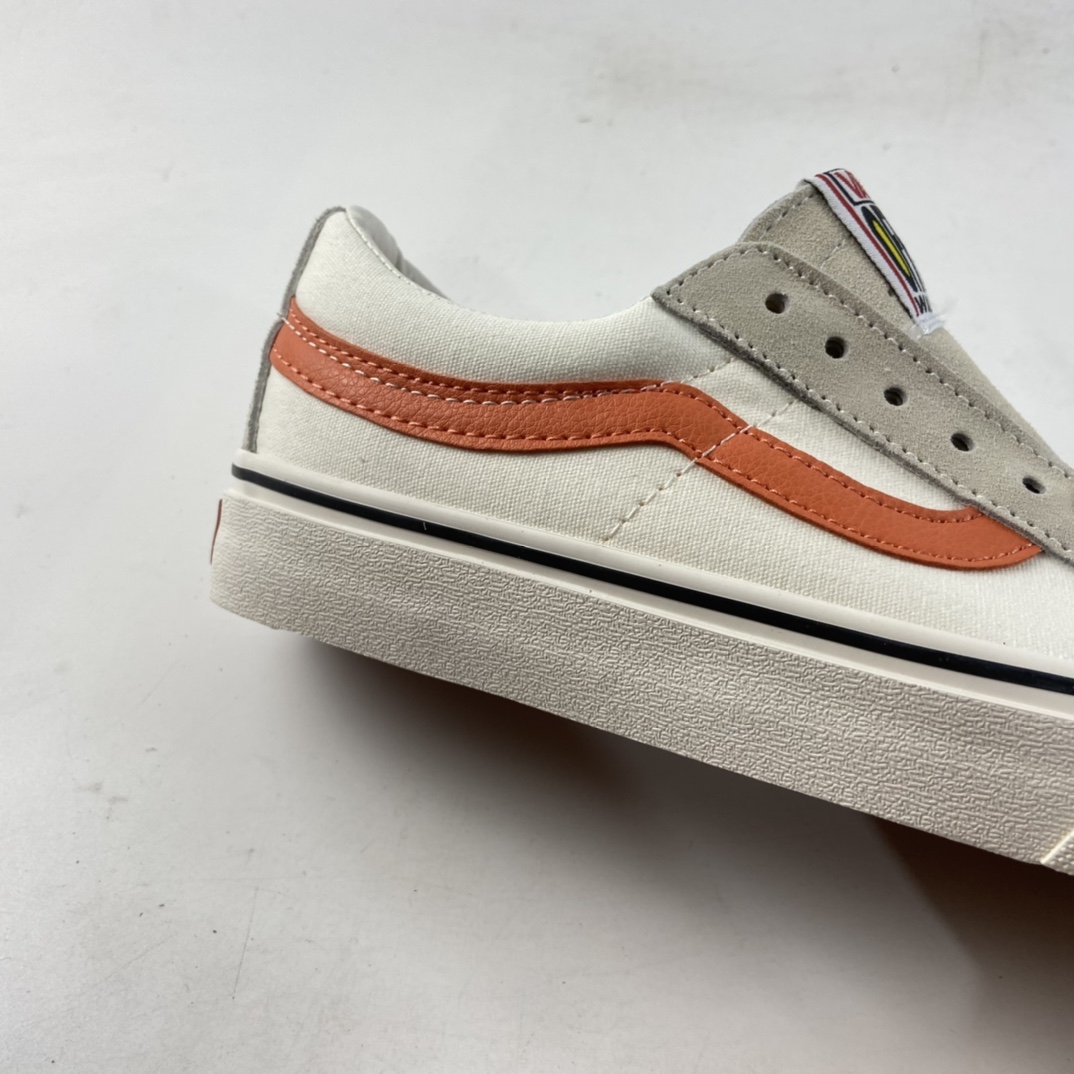 P150  VANS SK8-LOW 范斯经典款米白橘低帮休闲板鞋帆布鞋 VN0A4UW14WU