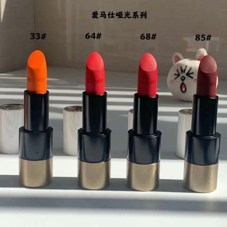 高端品质/75💰
爱马仕口红！色号：哑光33-46-48-53-64-68-85，缎光21-33-64-75-85。