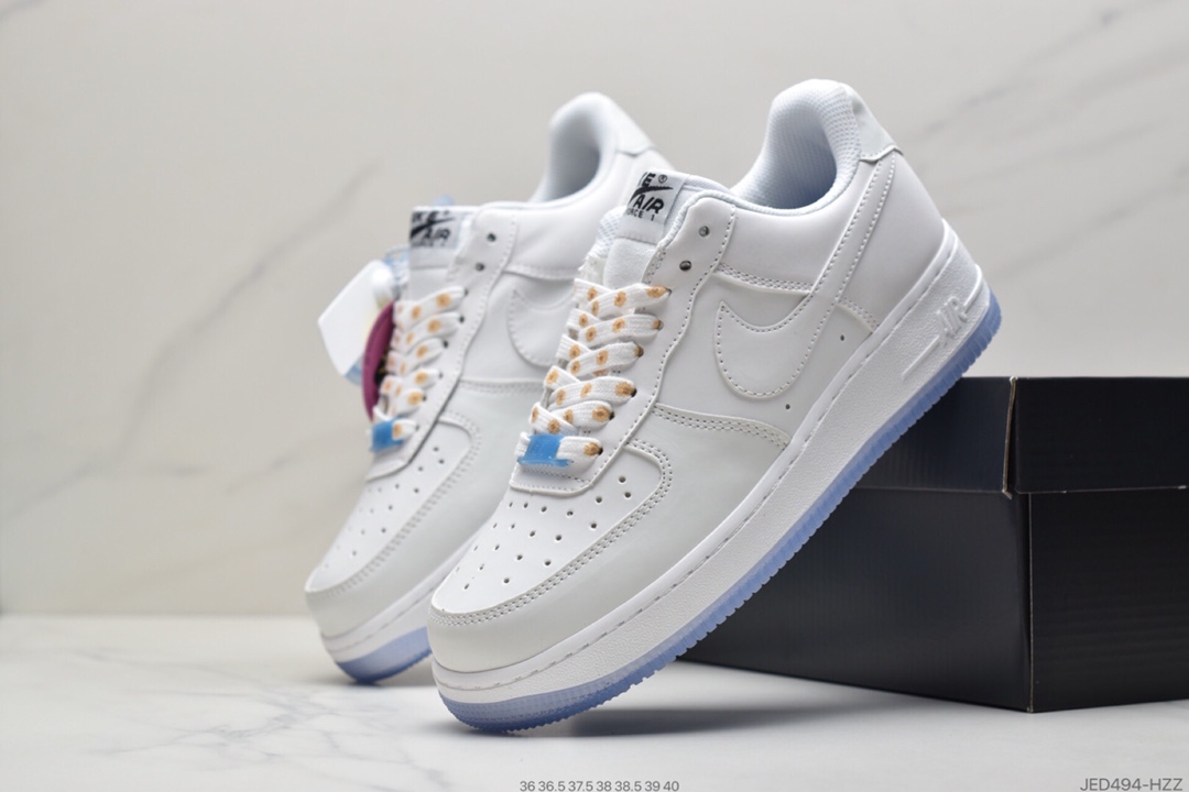 150 Nike Wmns Air Force 1 ’07 Low”UV White/University Blue Pack”白蓝满面热感应”DA8301-100