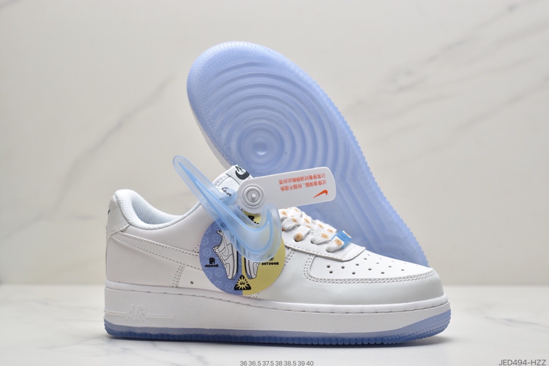 150 Nike Wmns Air Force 1 ’07 Low”UV White/University Blue Pack”白蓝满面热感应”DA8301-100