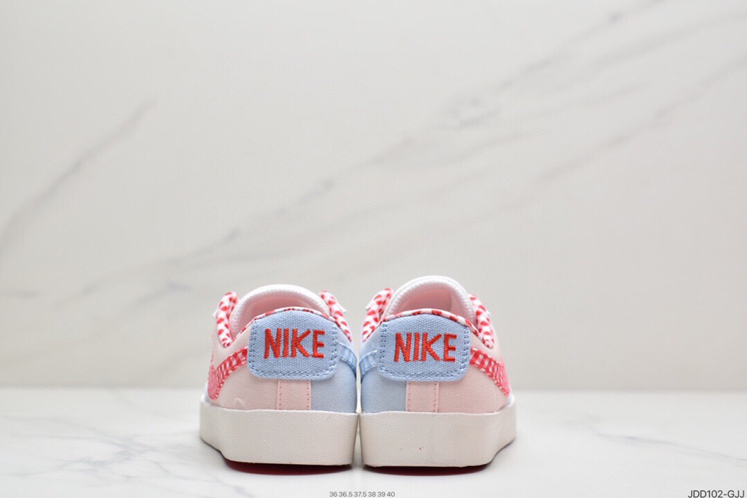 120 耐克NIKE WMNS Blazer Low LX 开拓者 低帮百搭休闲运动帆布板鞋  DJ4665-100