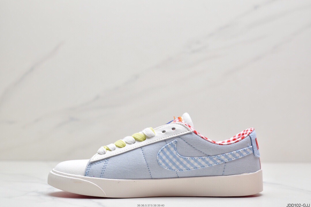 120 耐克NIKE WMNS Blazer Low LX 开拓者 低帮百搭休闲运动帆布板鞋  DJ4665-100