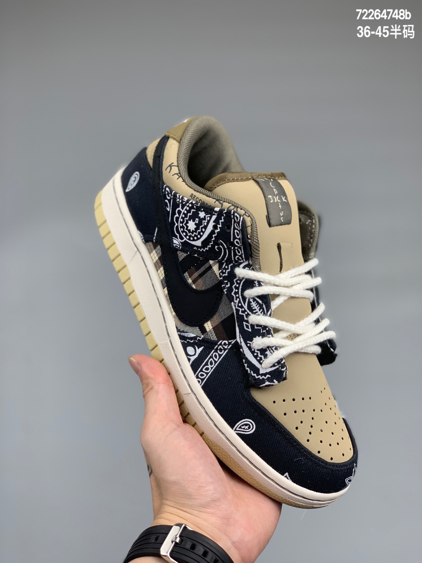 
创意定制,说唱歌手·斯科特再度联乘Travis Scott x  Nike Air Force 1 Low PRM