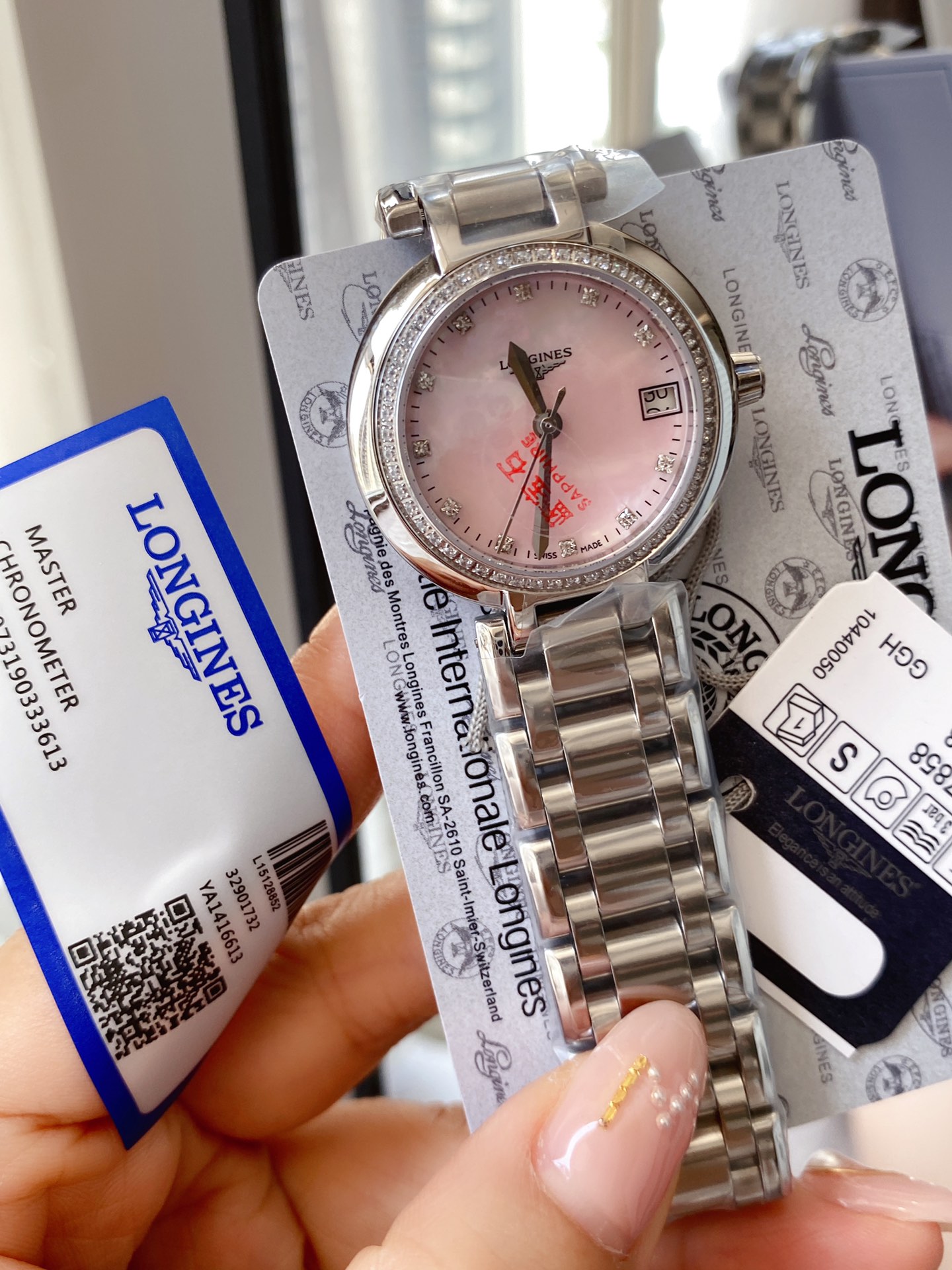[LONGINES Watches]Batch 9527 Rose DiamondLongines Longines LONGINESV8 Taiwa