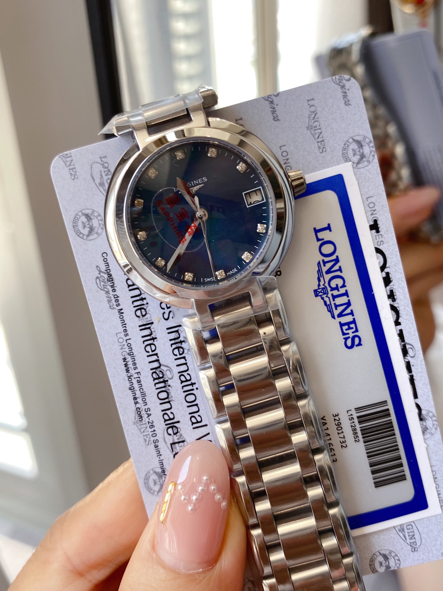 [LONGINES Watches]Batch 9527 Rose DiamondLongines Longines LONGINESV8 Taiwa