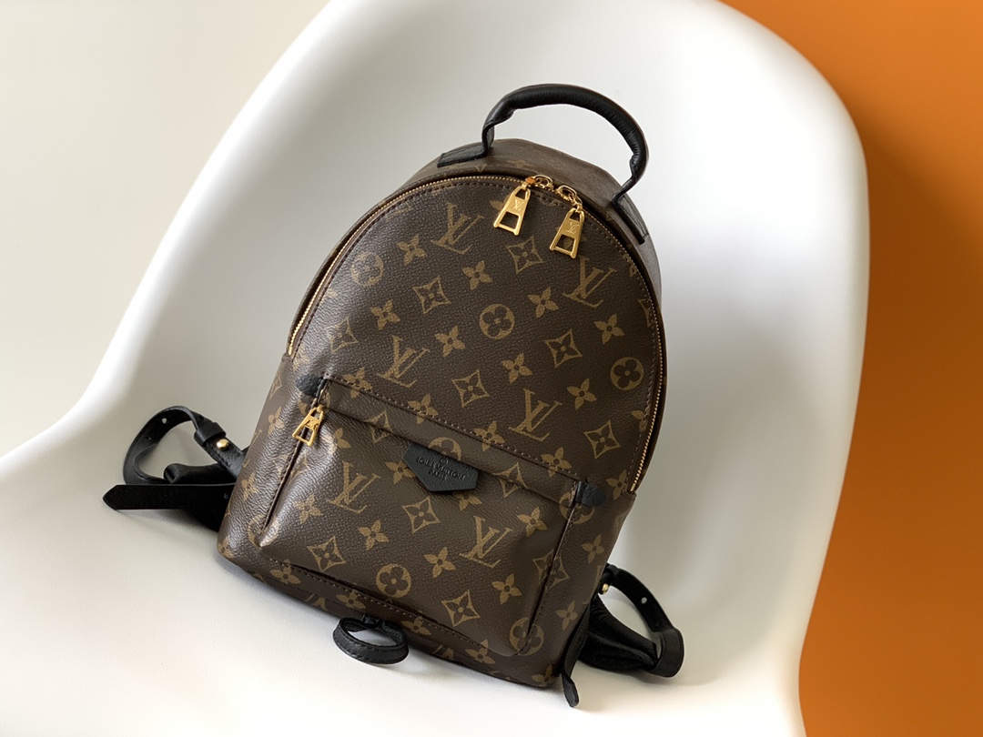 Louis Vuitton sacs Sac À Dos Or Monogram Reverse Cuir de veau Toile vache M44871