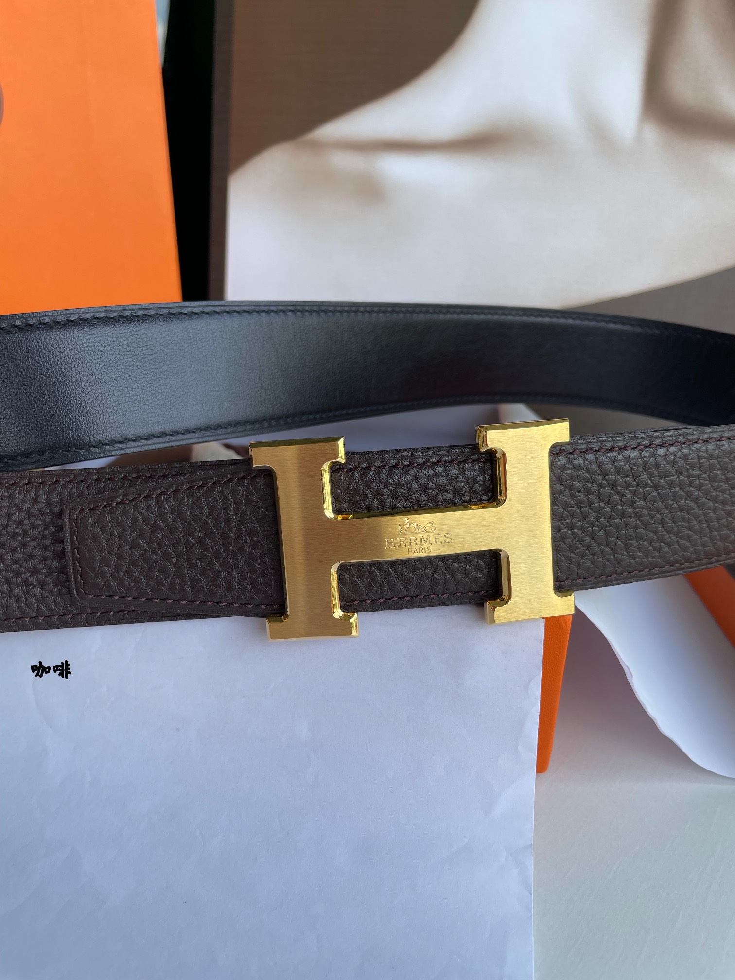 Hermes Style Leather Men's Belts Lookbook Reference image 2