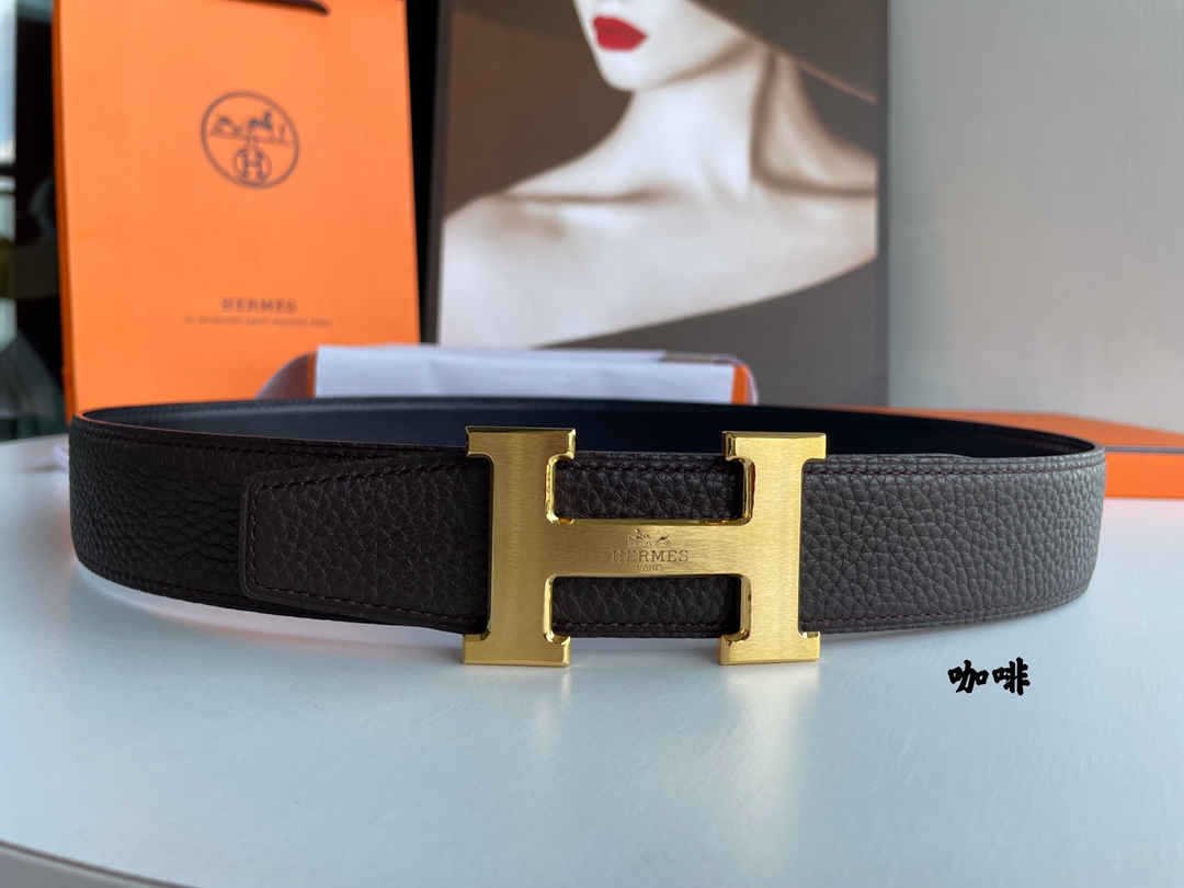 Hermes Style Leather Men's Belts Lookbook Reference image 1