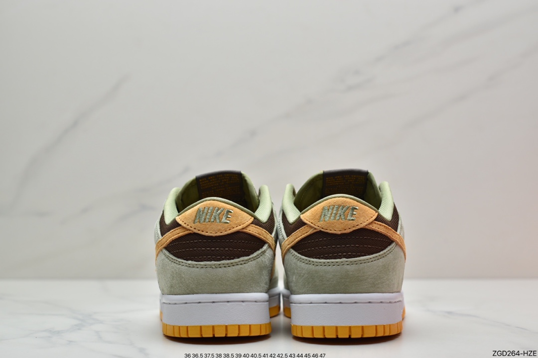 290 SB PGVDDunk Low Se “Dusty Olive” 绿棕橙 DH5360-300