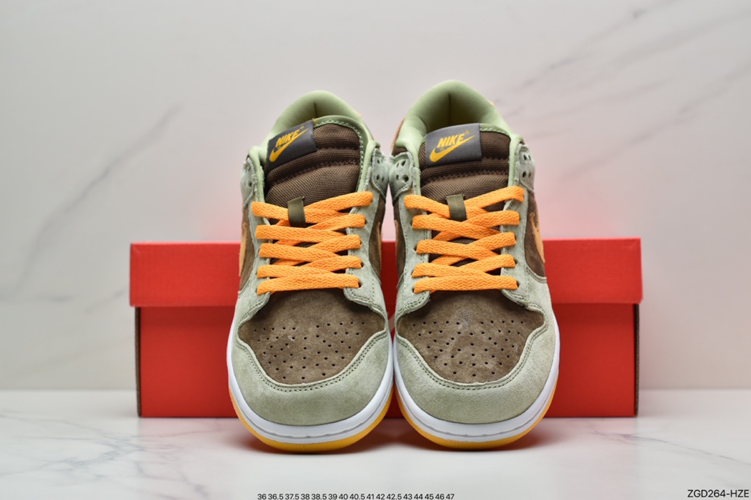 290 SB PGVDDunk Low Se “Dusty Olive” 绿棕橙 DH5360-300