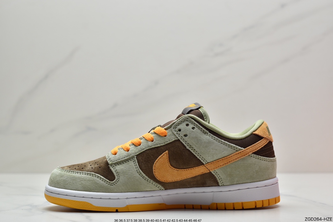 290 SB PGVDDunk Low Se “Dusty Olive” 绿棕橙 DH5360-300