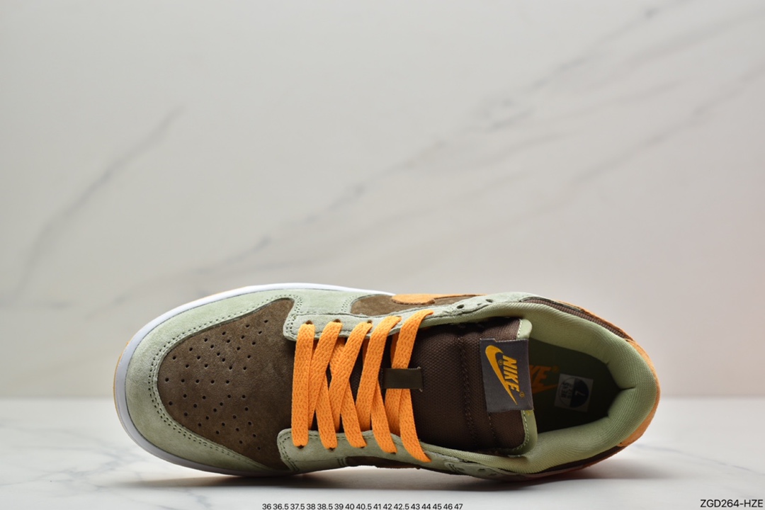 290 SB PGVDDunk Low Se “Dusty Olive” 绿棕橙 DH5360-300