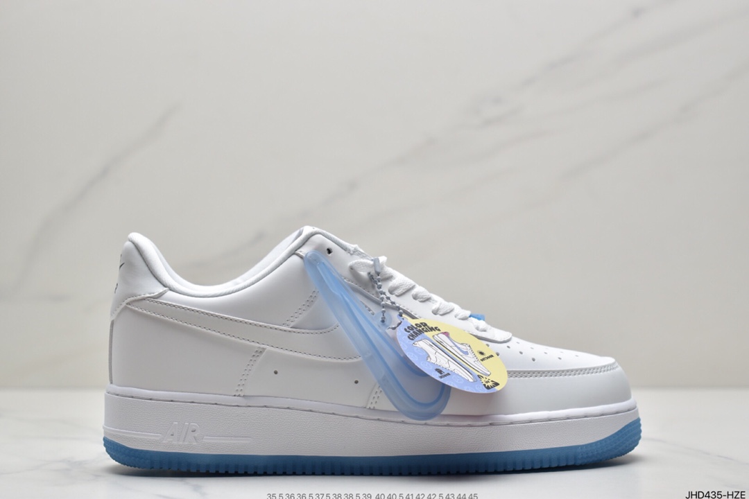 190 Nike Wmns Air Force 1 ’07 Low”UV White/University Blue Pack” DA8301-100